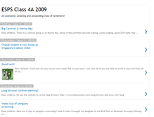 Tablet Screenshot of class4a2009.blogspot.com