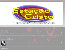 Tablet Screenshot of estacaocristo-sintonizeessaideia.blogspot.com