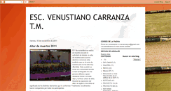 Desktop Screenshot of escvenustianocarranza.blogspot.com