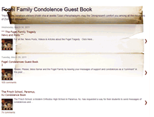 Tablet Screenshot of fogelfamilyguestbook.blogspot.com