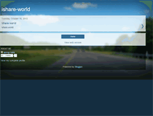 Tablet Screenshot of ishare-world.blogspot.com