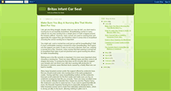 Desktop Screenshot of britax-infantcarseat.blogspot.com