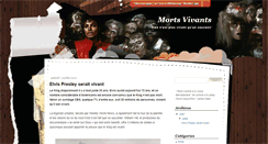 Desktop Screenshot of morts-vivants.blogspot.com