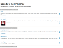 Tablet Screenshot of deanreid.blogspot.com