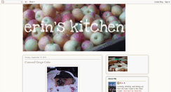 Desktop Screenshot of erinskitchen.blogspot.com