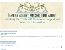 Tablet Screenshot of familiesagainstnursinghomeabuse.blogspot.com