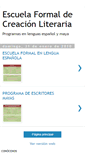 Mobile Screenshot of escueladecreacionliteraria.blogspot.com