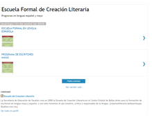 Tablet Screenshot of escueladecreacionliteraria.blogspot.com