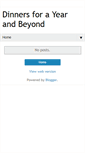 Mobile Screenshot of amycaseydinnersforayear.blogspot.com