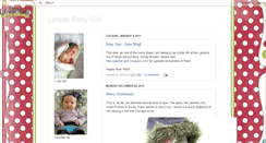 Desktop Screenshot of larsonbabygirl.blogspot.com