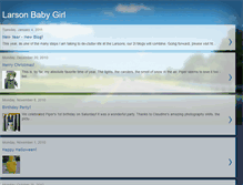 Tablet Screenshot of larsonbabygirl.blogspot.com