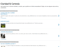 Tablet Screenshot of claridadycortesia.blogspot.com