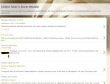 Tablet Screenshot of listenlearnlovemusic.blogspot.com