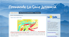 Desktop Screenshot of formacionlasalleandalucia.blogspot.com