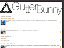 Tablet Screenshot of gutter-bunny.blogspot.com