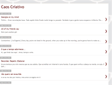 Tablet Screenshot of caos-criativo.blogspot.com