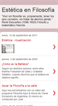 Mobile Screenshot of esteticaenfilosofia.blogspot.com