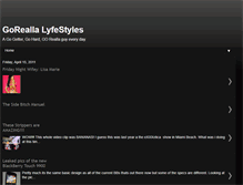 Tablet Screenshot of goreallalyfe.blogspot.com