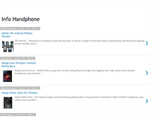 Tablet Screenshot of handphone-one.blogspot.com