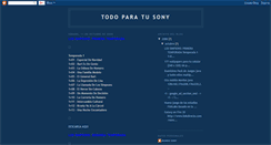 Desktop Screenshot of mundosony.blogspot.com