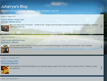 Tablet Screenshot of juharrywijaya.blogspot.com