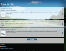 Tablet Screenshot of dogalsayilar3.blogspot.com