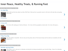 Tablet Screenshot of innerpeacehealthytreatsrunningfeet.blogspot.com