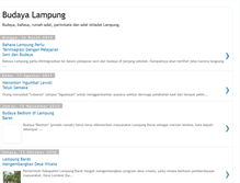 Tablet Screenshot of budayalampung.blogspot.com