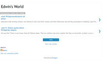 Tablet Screenshot of edwinsworld-edwin.blogspot.com