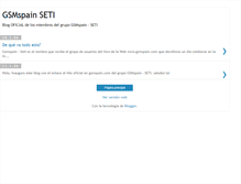Tablet Screenshot of gsmspain-seti.blogspot.com