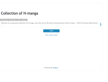 Tablet Screenshot of hmangacollection.blogspot.com