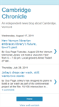 Mobile Screenshot of cambridgevtchronicle.blogspot.com