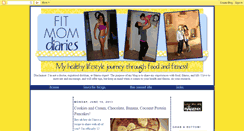 Desktop Screenshot of fitmomdiaries.blogspot.com