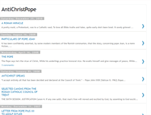 Tablet Screenshot of antichristpope.blogspot.com
