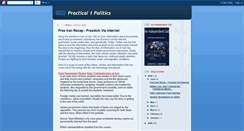 Desktop Screenshot of practical1politics.blogspot.com