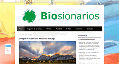 Desktop Screenshot of biosionarios.blogspot.com