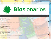Tablet Screenshot of biosionarios.blogspot.com