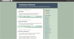 Desktop Screenshot of irreflexionesarbitrarias.blogspot.com