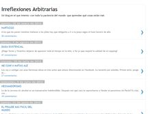 Tablet Screenshot of irreflexionesarbitrarias.blogspot.com
