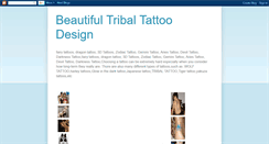 Desktop Screenshot of beautifultribaltattoo.blogspot.com