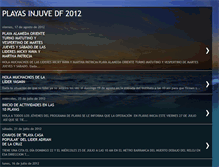 Tablet Screenshot of playasinjuve2012.blogspot.com
