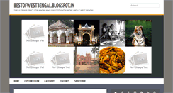 Desktop Screenshot of bestofwestbengal.blogspot.com