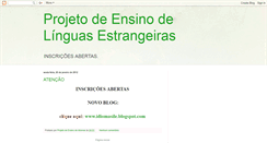 Desktop Screenshot of idiomasfae.blogspot.com