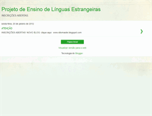 Tablet Screenshot of idiomasfae.blogspot.com