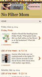 Mobile Screenshot of nofiltermom.blogspot.com