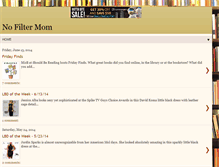 Tablet Screenshot of nofiltermom.blogspot.com