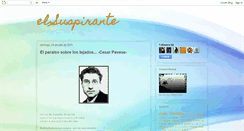 Desktop Screenshot of elsuspirante.blogspot.com