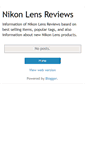 Mobile Screenshot of nikon-lens-reviews.blogspot.com