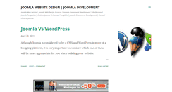 Desktop Screenshot of joomlawebdesignservices.blogspot.com