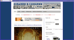 Desktop Screenshot of cidadeselugares.blogspot.com